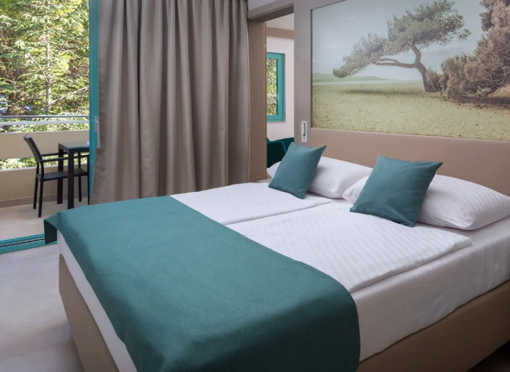 Najwygodniejsze są odnowione pokoje superior w standardzie 4*