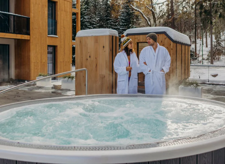 Jacuzzi i sauny są czynne cały rok
