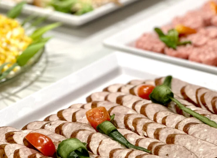 Bufet jest urozmaicony