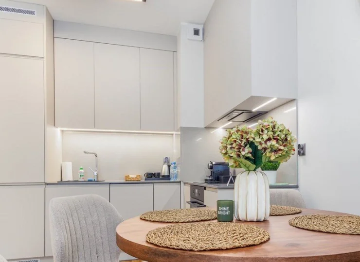 Aneks kuchenny w apartamencie Komfort A27