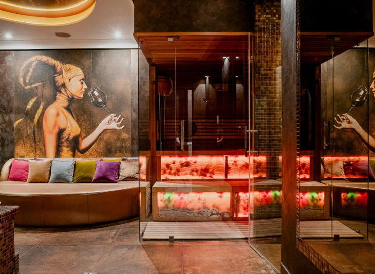 W strefie wellness są dwie sauny: sucha i parowa