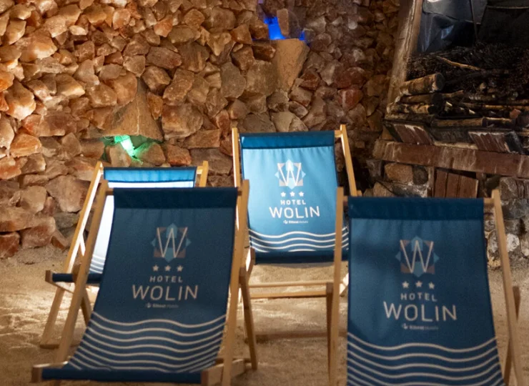 Goście mogą wypocząć także w grocie solnej