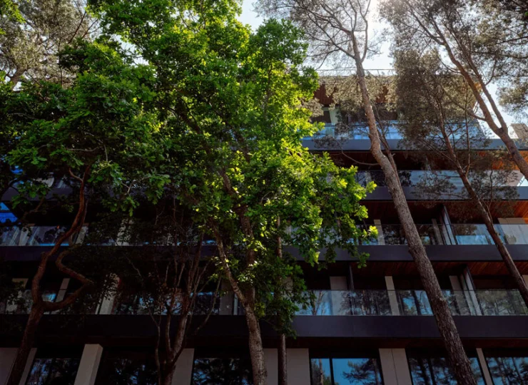 Każdy apartament ma balkon lub taras