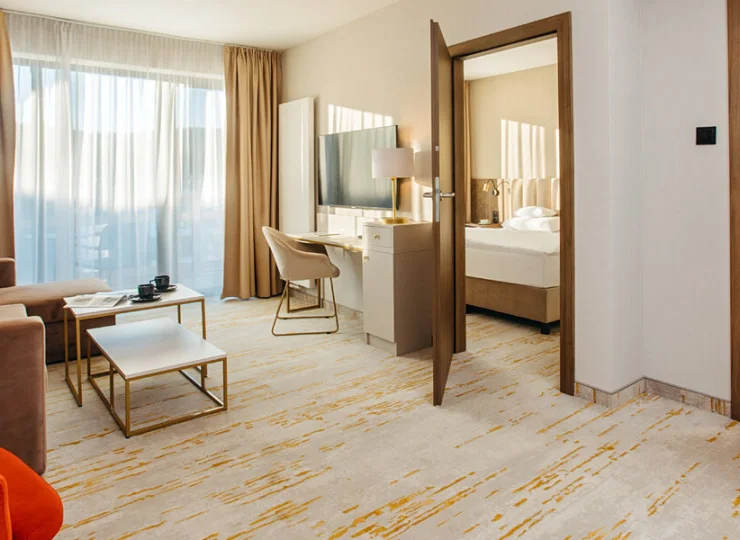 Apartamenty classic plus mają prywatną saunę w łazience