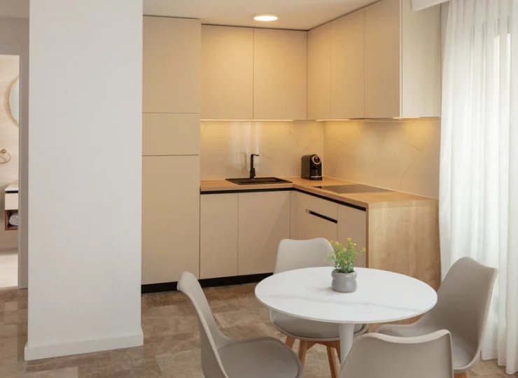 Family suite ma też kuchnię