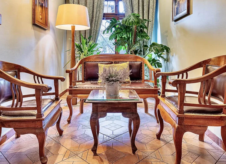 Wnętrza są eleganckie i sprzyjające relaksowi