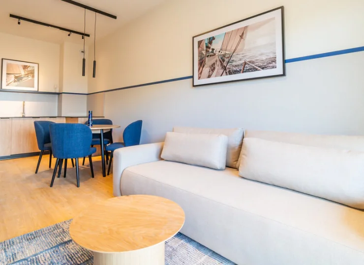 W aneksie kuchennym można wygodnie przygotować każdy posiłek...