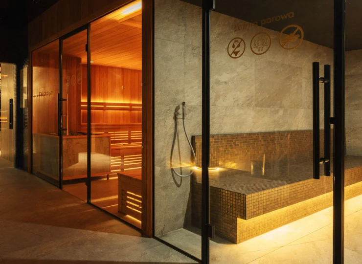 Strefa saun dla dorosłych 18+: tężnia, sauna fińska i łaźnia parowa