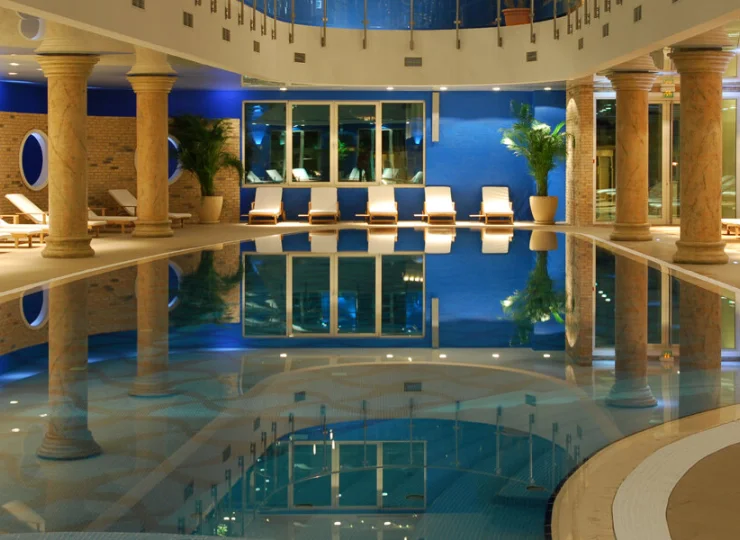 Hotel posiada także wewnętrzną strefę wellness