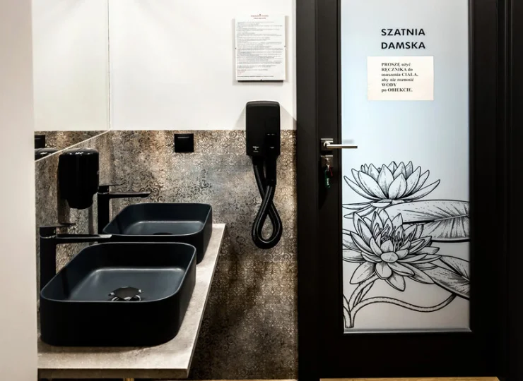 Strefa wellness zyskała nowoczesne szatnie