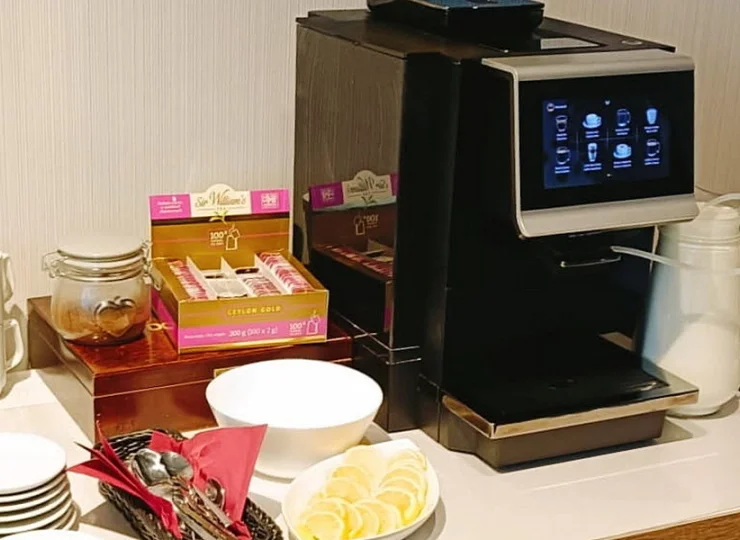 Na dobry początek dnia czeka kawa z ekspresu