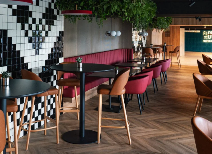 Strefa basenowa ma własne bistro z przekąskami