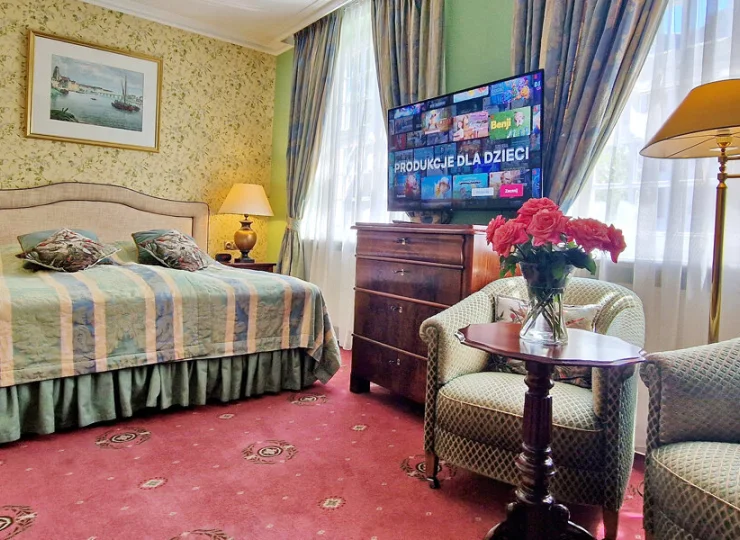 Każdy pokój jest inaczej zaaranżowany