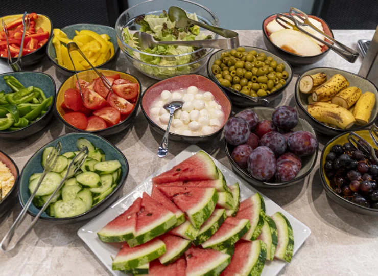 Nie brakuje owoców ani warzyw