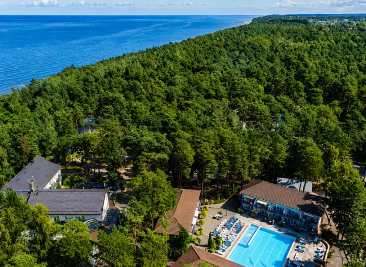 Grand Gryf Resort & Spa dzieli od plaży zaledwie 50 m