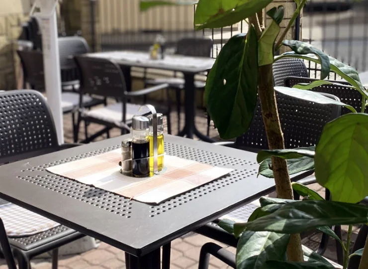 Hotel dysponuje tarasem