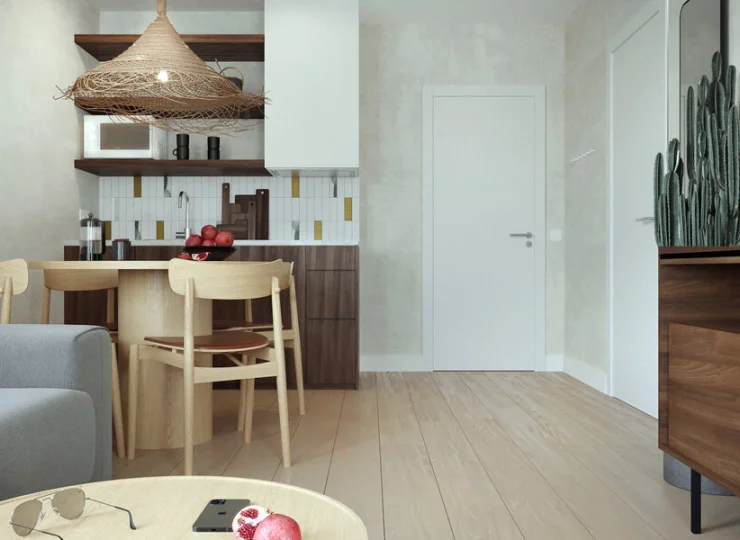 W aneksie kuchennym jest wszystko, co potrzebne