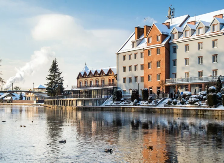 Hotel nad Pisą mieści się nad samą rzeką