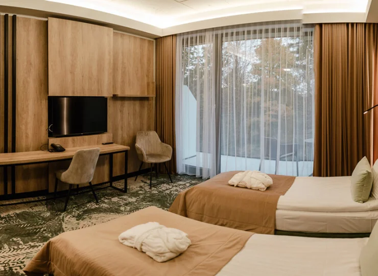 Pokój superior z klimatyzacją jest w opcji twin oraz double