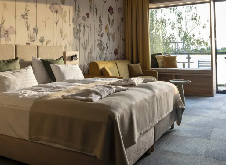 . Komfortowe i nowoczesne pokoje są stylowo urządzone