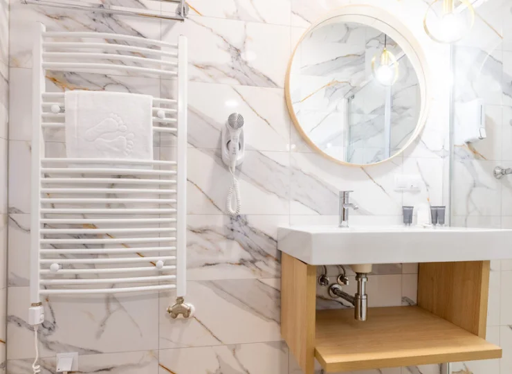 Łazienki i pokoje zostały niedawno odremontowane