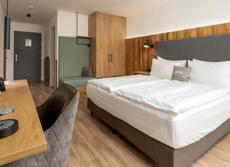 Pokój 2-os. superior jest bardzo funkcjonalny