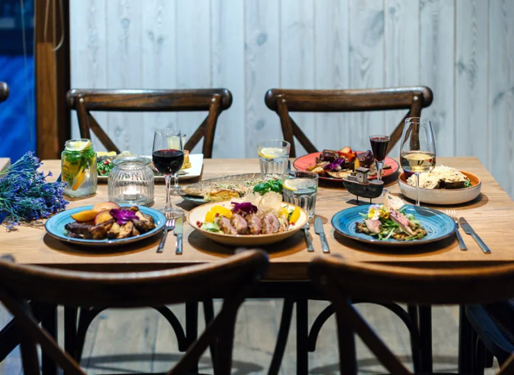 Na gości czeka smaczna kuchnia