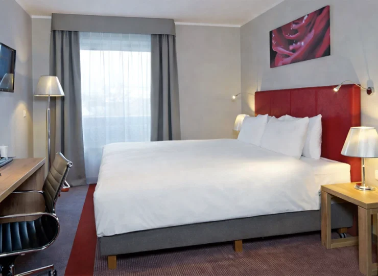 Dodatkowo, w każdym pokoju jest zestaw do parzenia kawy i herbaty