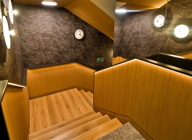 Obiekt ma nowoczesne korytarze