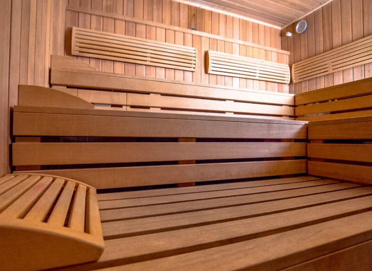 W hotelu jest sauna fińska, infrared i biosauna