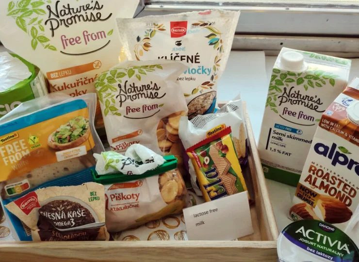 Są także dostępne produkty bez laktozy