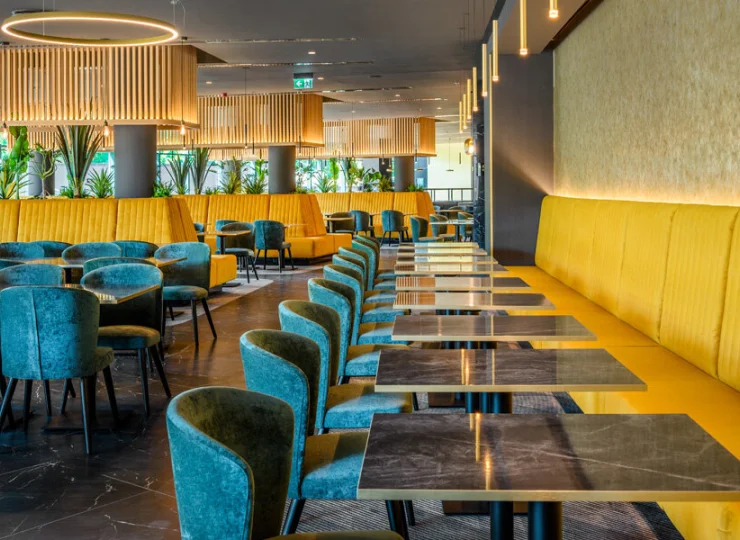 Hotel ma wspaniałe wnętrze i wyrafinowany, nowoczesny design