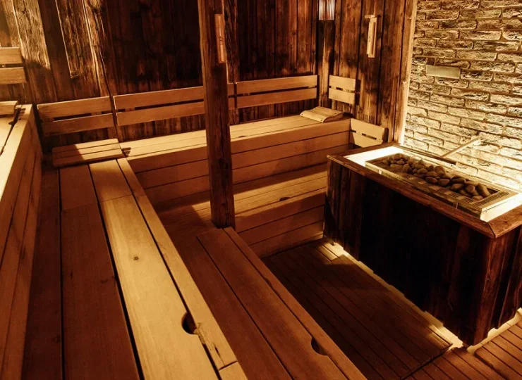 Można tu skorzystać z sauny suchej