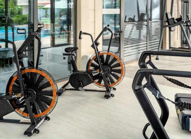 Jest także siłownia