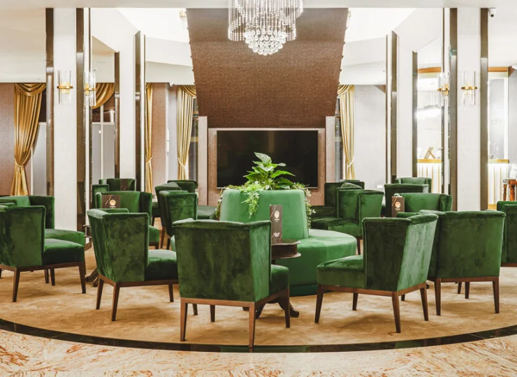 Wnętrza hotelu są bardzo eleganckie