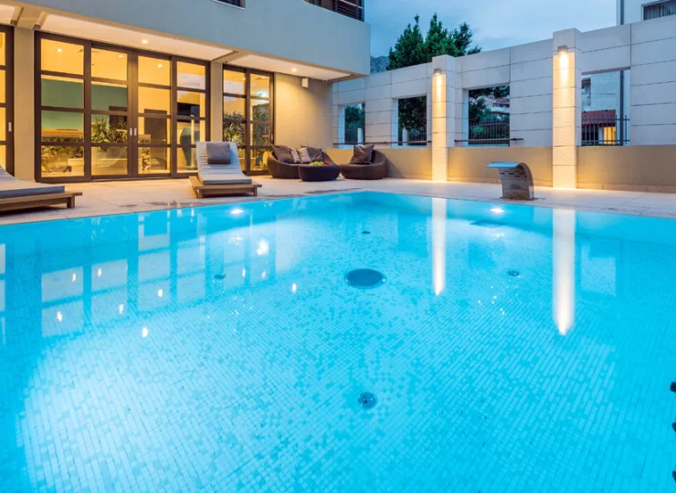To hotel z basenem w Dalmacji