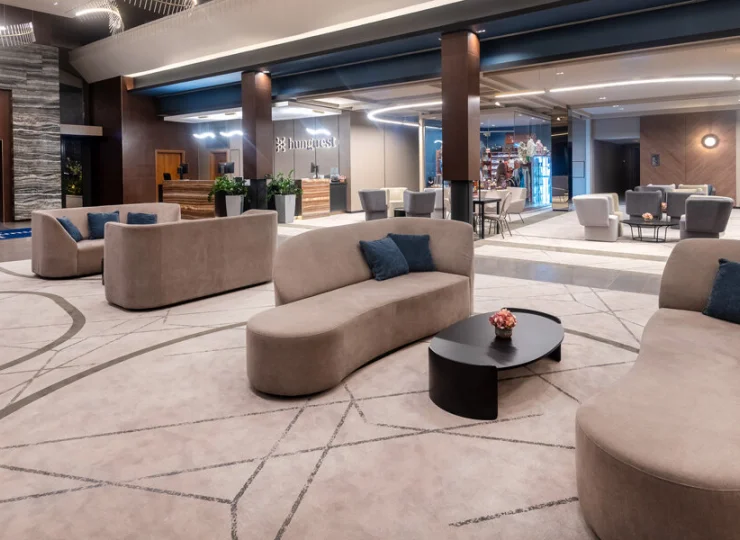 Lobby hotelu jest bardzo wygodne