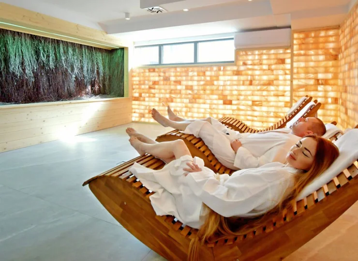 W strefie wellness znajduje się grota solna