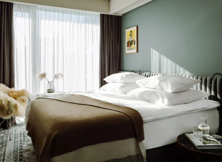 Nowoczesne i wygodne pokoje są idealne do odpoczynku, relaksu i spokojnego snu