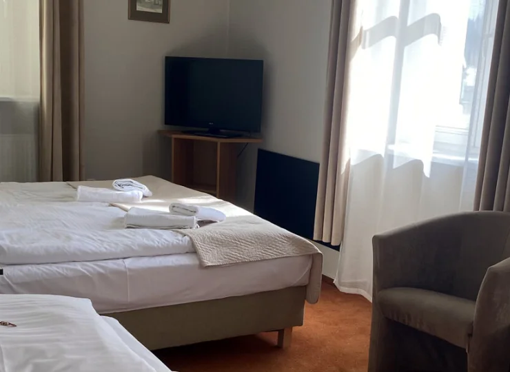 A także 4-osoboowe pokoje w centrum Dusznik-Zdroju