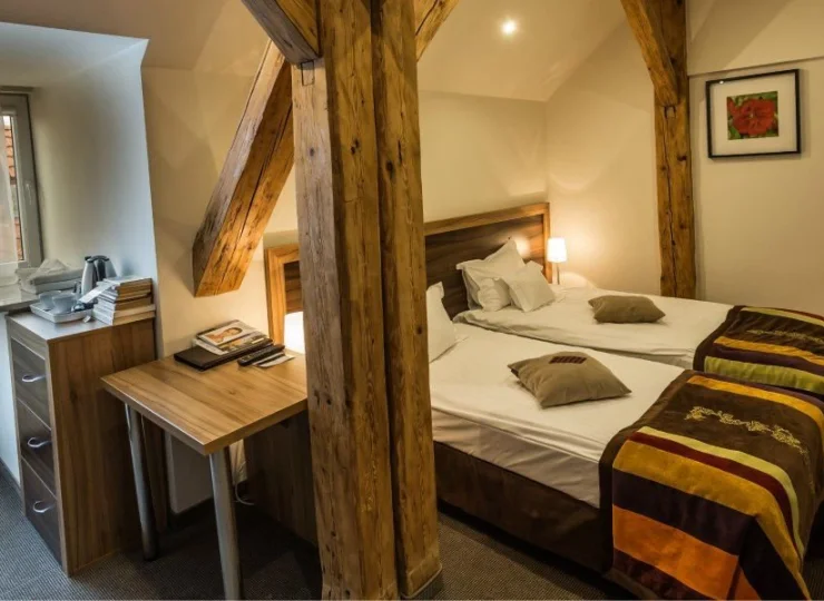 Wnętrza urządzono w klasycznym nowoczesnym stylu