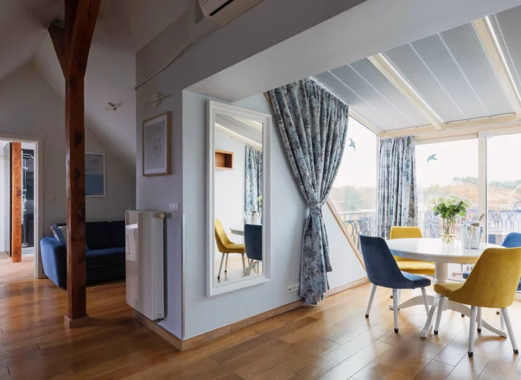 Apartament superior jest klimatyzowany