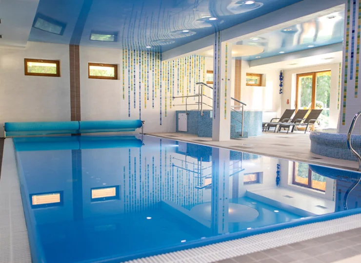 W budynku hotelowym mieści się strefa wellness
