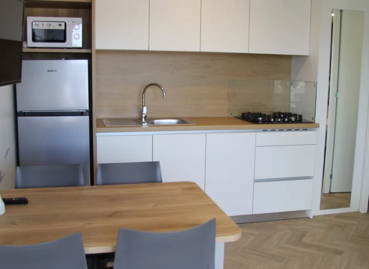 Wnętrze jednego z domków Premium