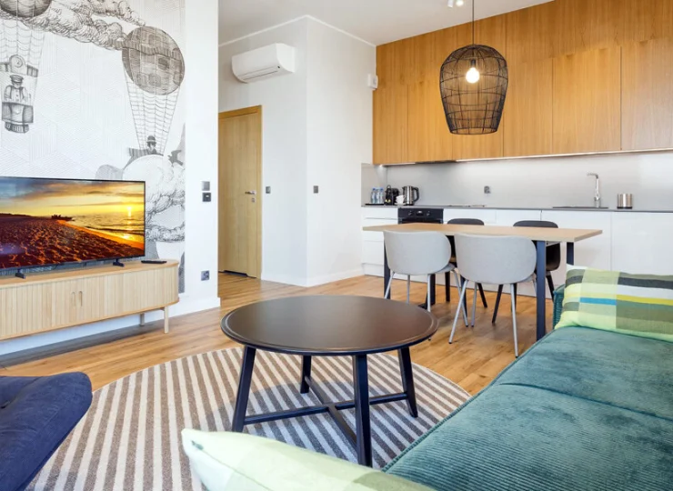 Place&Space oferuje nowoczesne i w pełni wyposażone apartamenty dla 4 osób