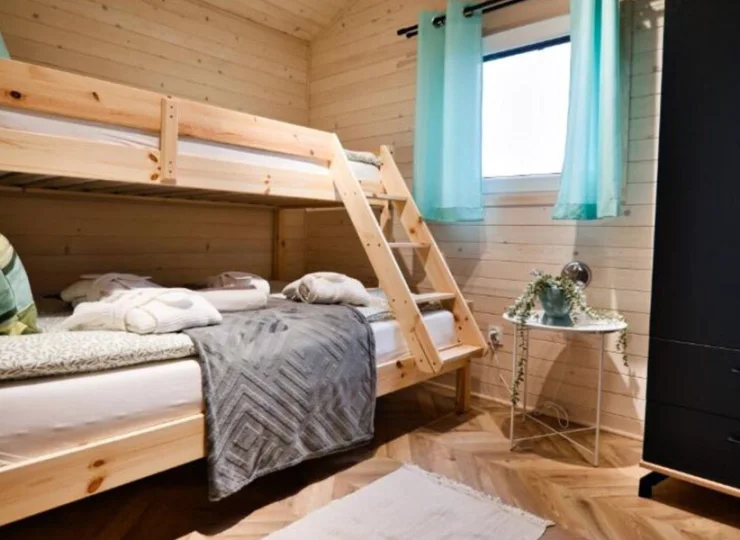 Sypialnia domku Exclusive numer 12 VIP JACUZZI