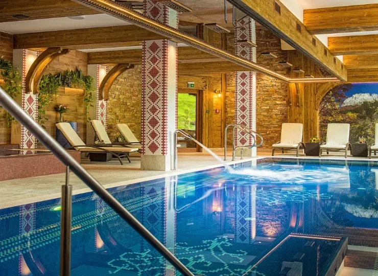Goście pensjonatu mogą korzystać z wellness w Grand Hotel Bachledka Strachan****