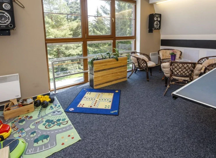 Na dzieci czeka kącik zabaw