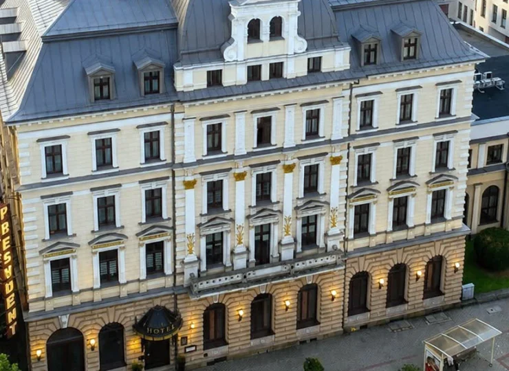 Hotel mieści się w zadbanym XIX-wiecznym budynku