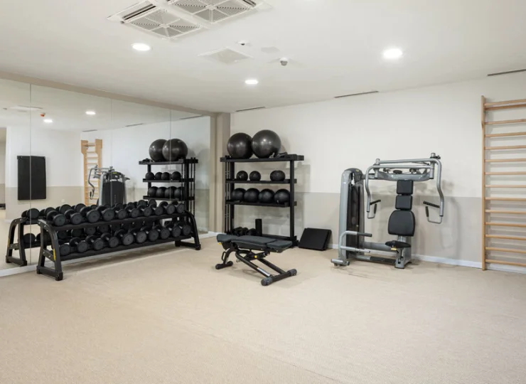 Jest tu także spokojna część do ćwiczeń